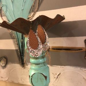 Faux leather Earrings